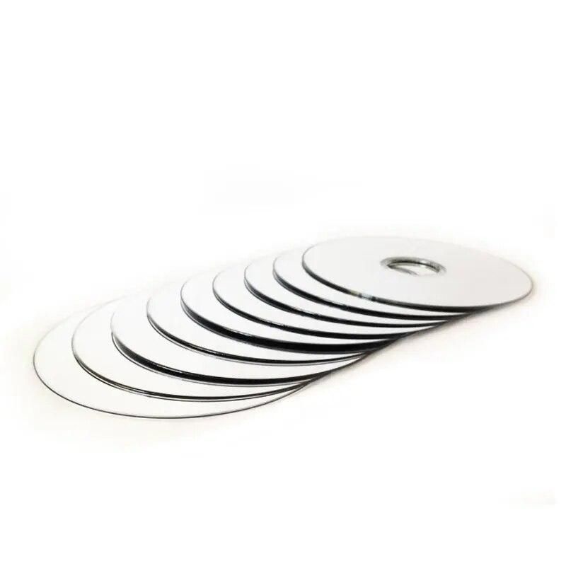 Manipulation CDs Set (1set=10 CDs ,Standard ,Silver Color) Magic Tricks CD Appearing From Empty Han Magia Illusion Gimmick Props