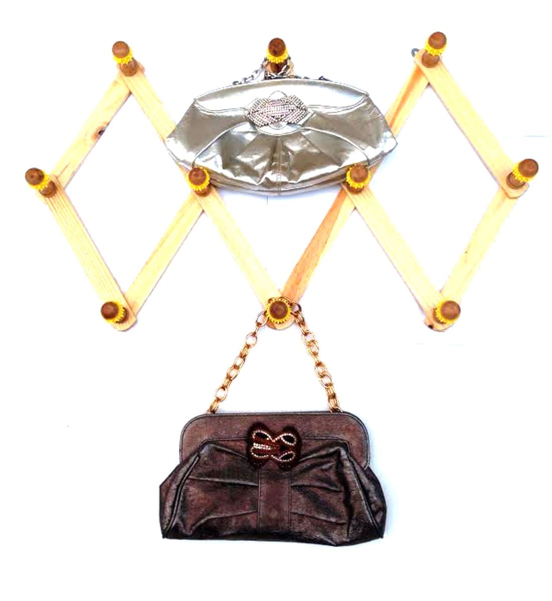 Wall Bag Hanger - Wooden