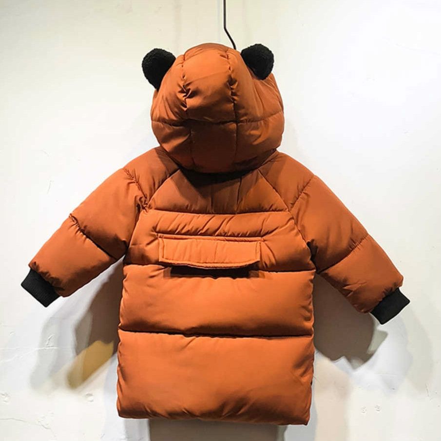 Winter Children Mid-length Thick Warm Down Jacket