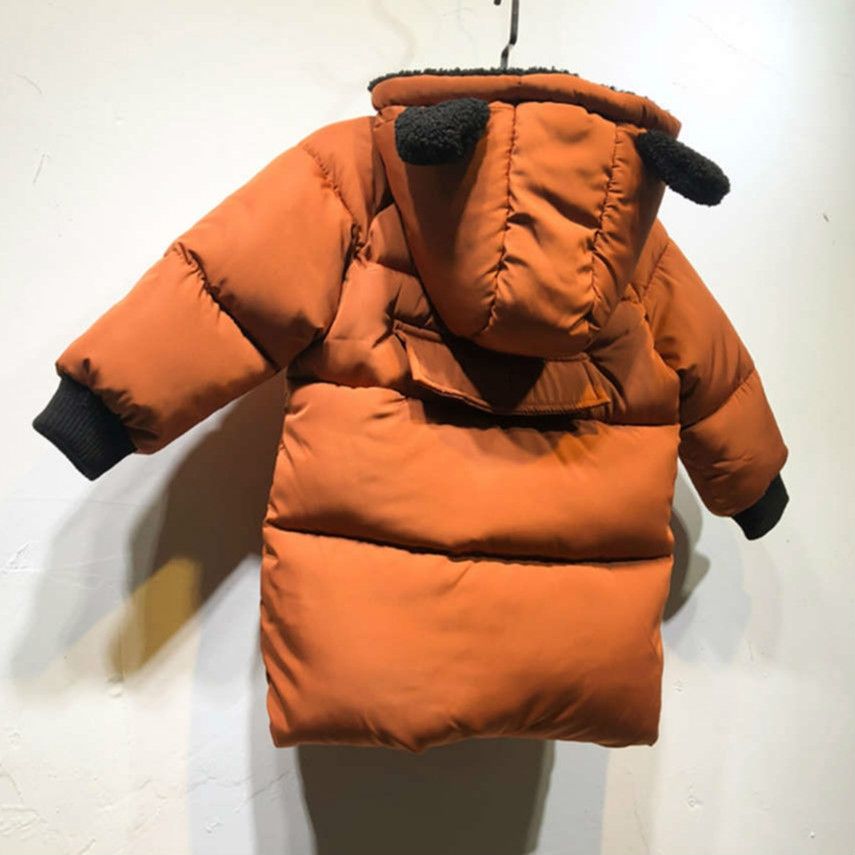 Winter Children Mid-length Thick Warm Down Jacket