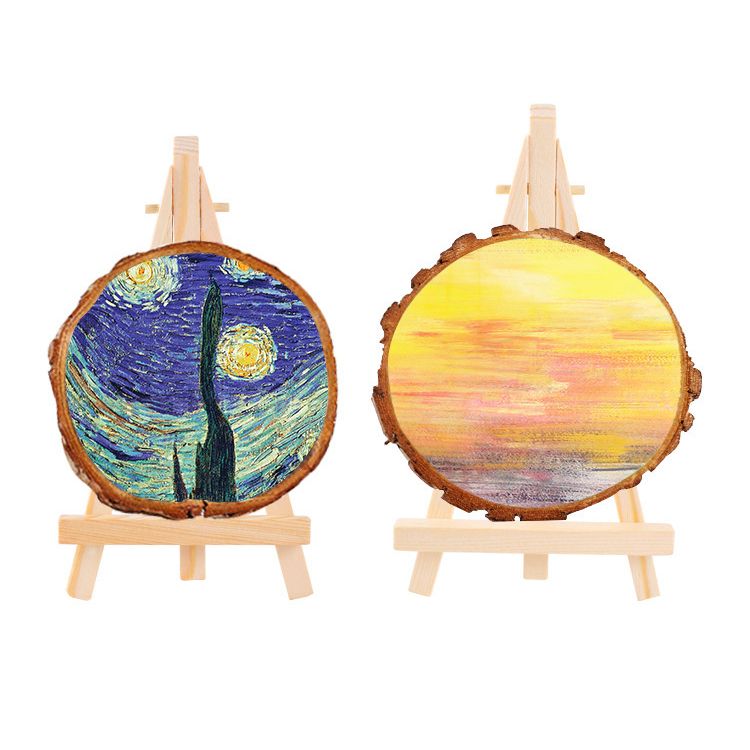 1Pc Wooden Easel Tripod Support Small Table Easel Art