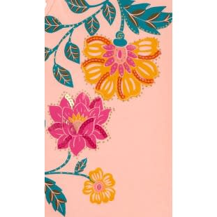 Neon Floral Flutter Tank Top - Size 4