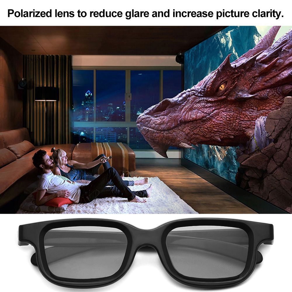 VQ163R Polarized Passive 3D Glasses For 3D TV Real