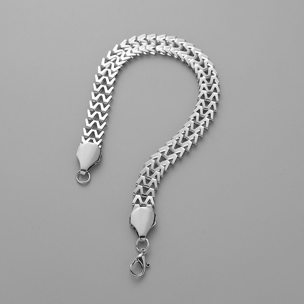 Bangle Snake Scale Shape Anti-rust Men Bangle B