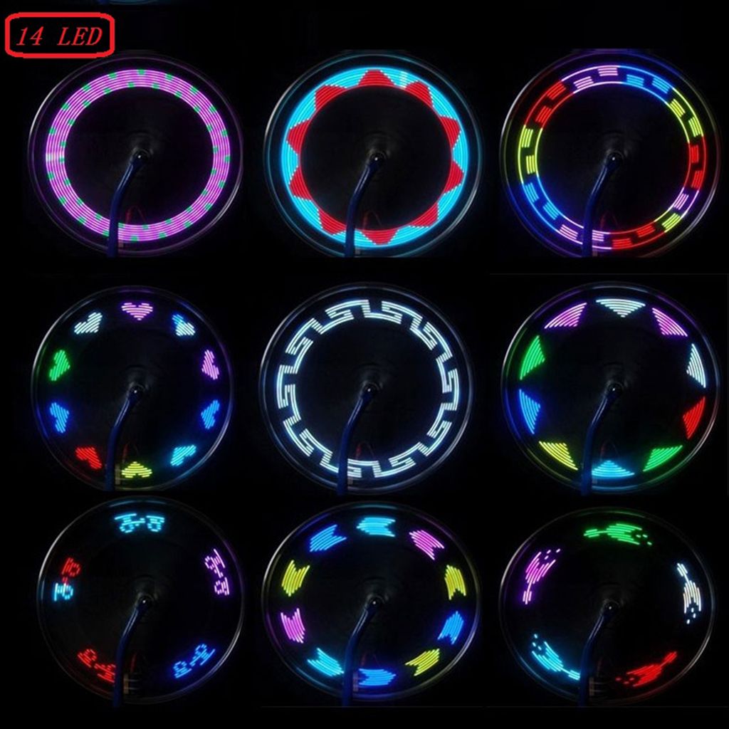 LED Bike Wheel Lights, Bike Spoke Lights Waterproof Bright