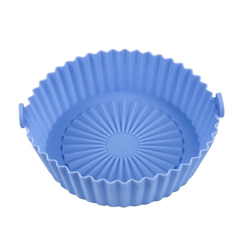 Baking Mat Air Fryer Oil Absorption Pad, Colour: Large Sky Blue