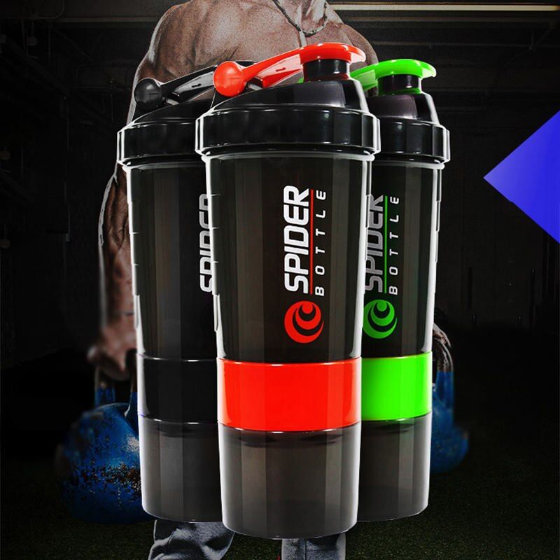 Aa 600ml Plastic Useful Sport Gym Protein Powder Shaker Cup