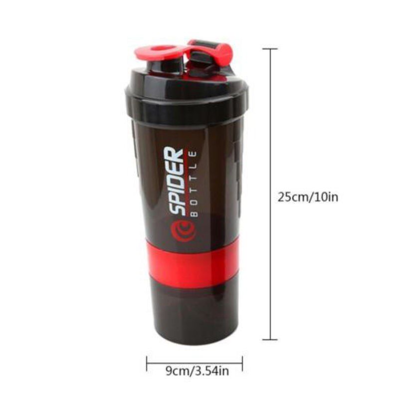 Aa 600ml Plastic Useful Sport Gym Protein Powder Shaker Cup