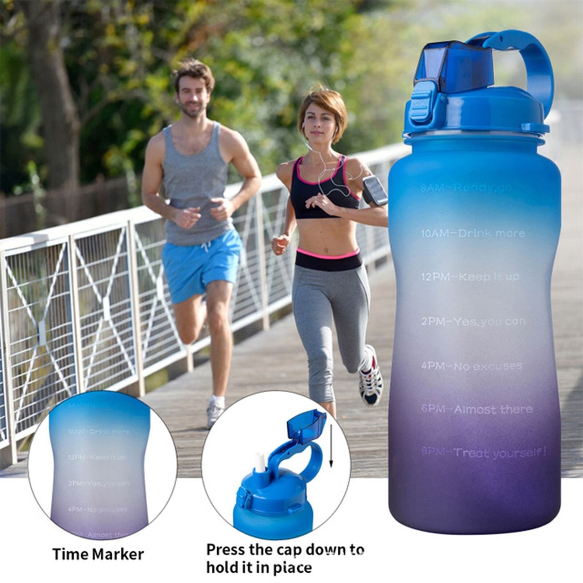 Aa 600ml Plastic Useful Sport Gym Protein Powder Shaker Cup