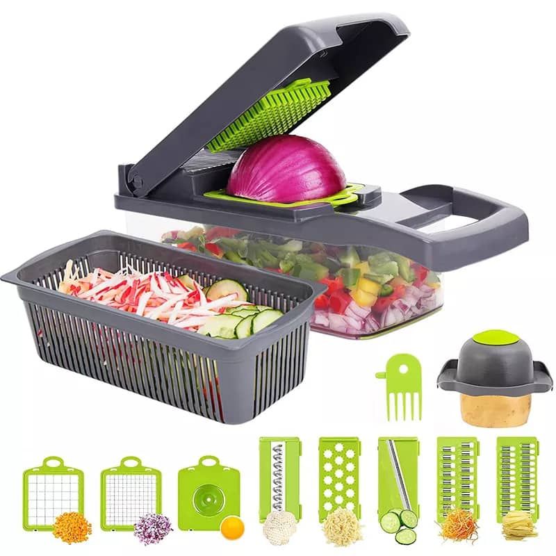 7 In 1 Multifunction Vegetable Cutter Food Slicer And Grater