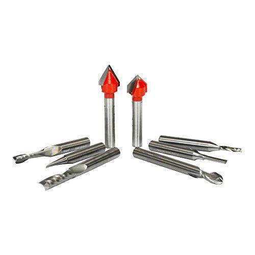 Freud 87208 8 Piece CNC Router Bit General Purpose Set