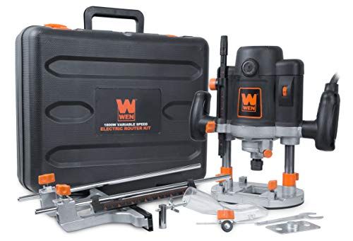 WEN RT6033 15Amp Variable Speed Plunge Woodworking Router Ki