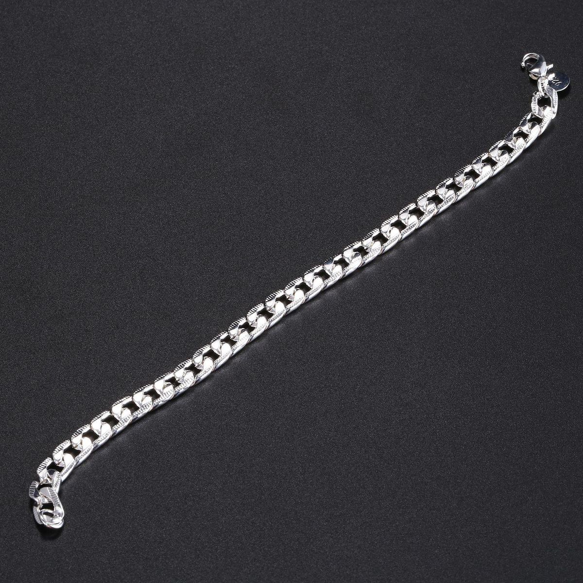 Men Cool Curb Link Chain Jewellery Thick Titanium steel Brac