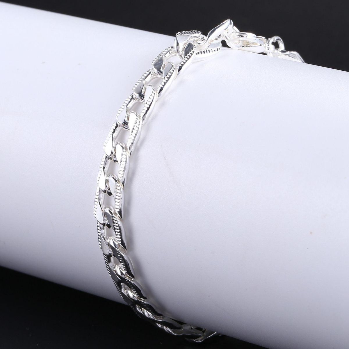 Men Cool Curb Link Chain Jewellery Thick Titanium steel Brac