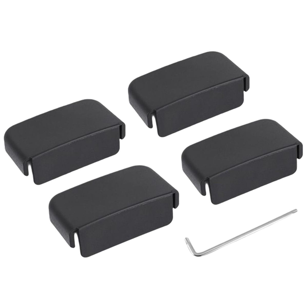 4pcs Rear Seat Rails Slide Plug Auto Anti Plug
