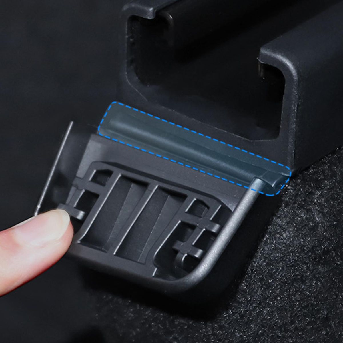 4pcs Rear Seat Rails Slide Plug Auto Anti Plug