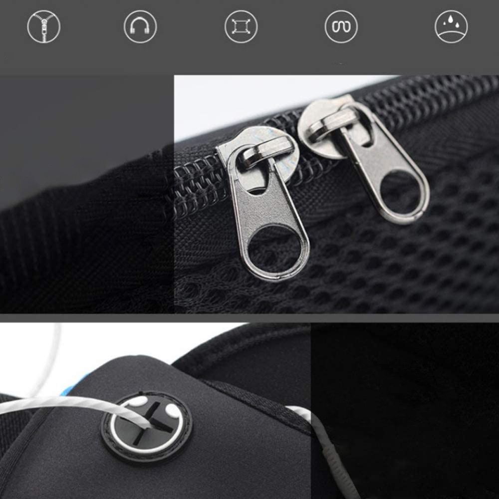Sport Waist Bag Pouch Cross Body Shoulder Chest Belly Bag Cellphone Key Holder Running Jogging Motorcycle Waterproof