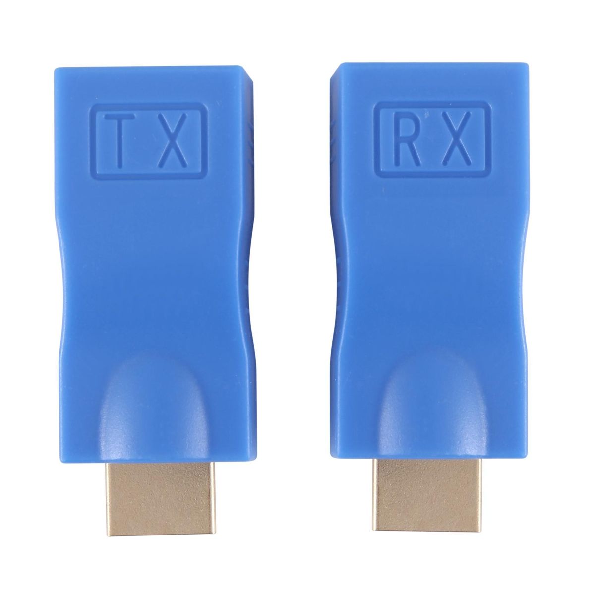 Hdmi Extender to Rj45 Lan Network Extension Transmitter Receiver Tx Rx Cat5E Cat6 Ethernet Cable V1.4 30M 4K Hd Tv 1080P