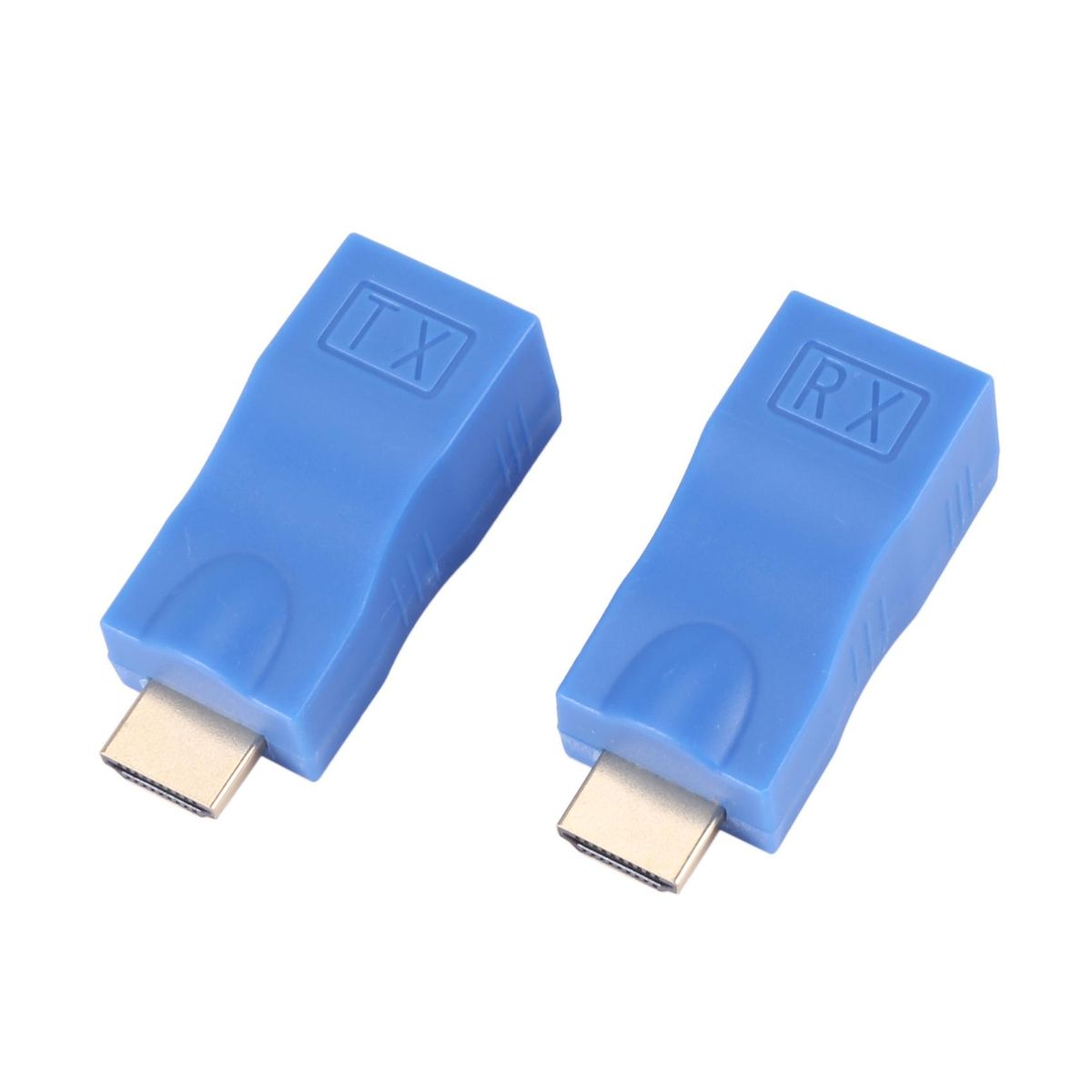 Hdmi Extender to Rj45 Lan Network Extension Transmitter Receiver Tx Rx Cat5E Cat6 Ethernet Cable V1.4 30M 4K Hd Tv 1080P