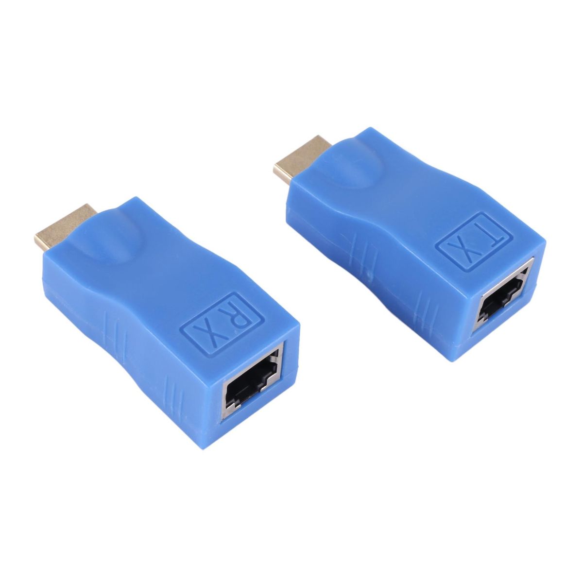 Hdmi Extender to Rj45 Lan Network Extension Transmitter Receiver Tx Rx Cat5E Cat6 Ethernet Cable V1.4 30M 4K Hd Tv 1080P