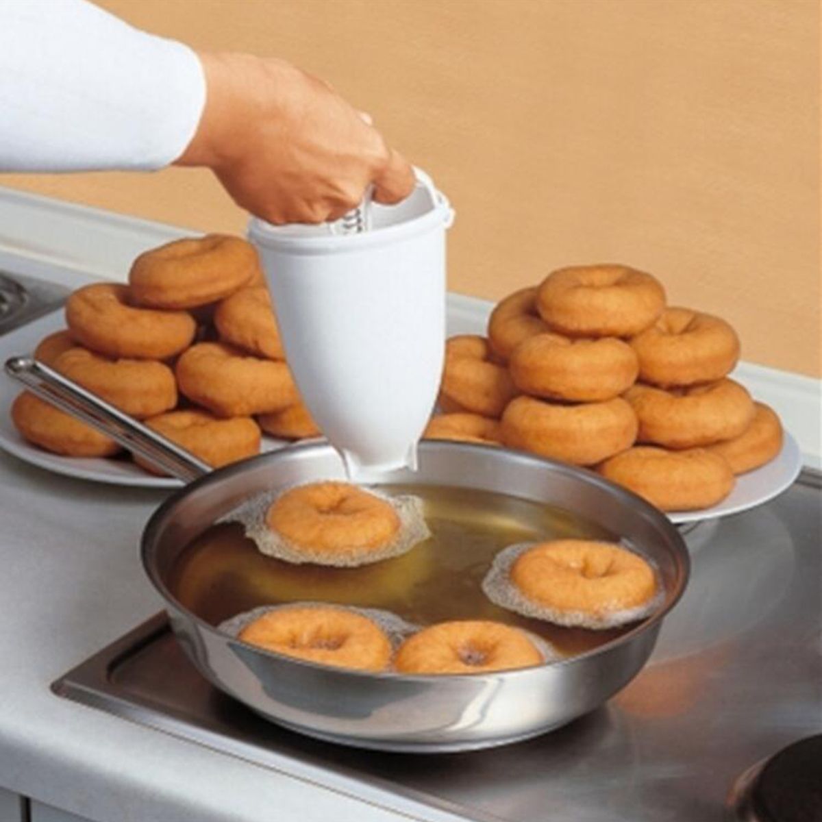 DIY Doughnut Donut Dough Maker Machine Manual Dispenser