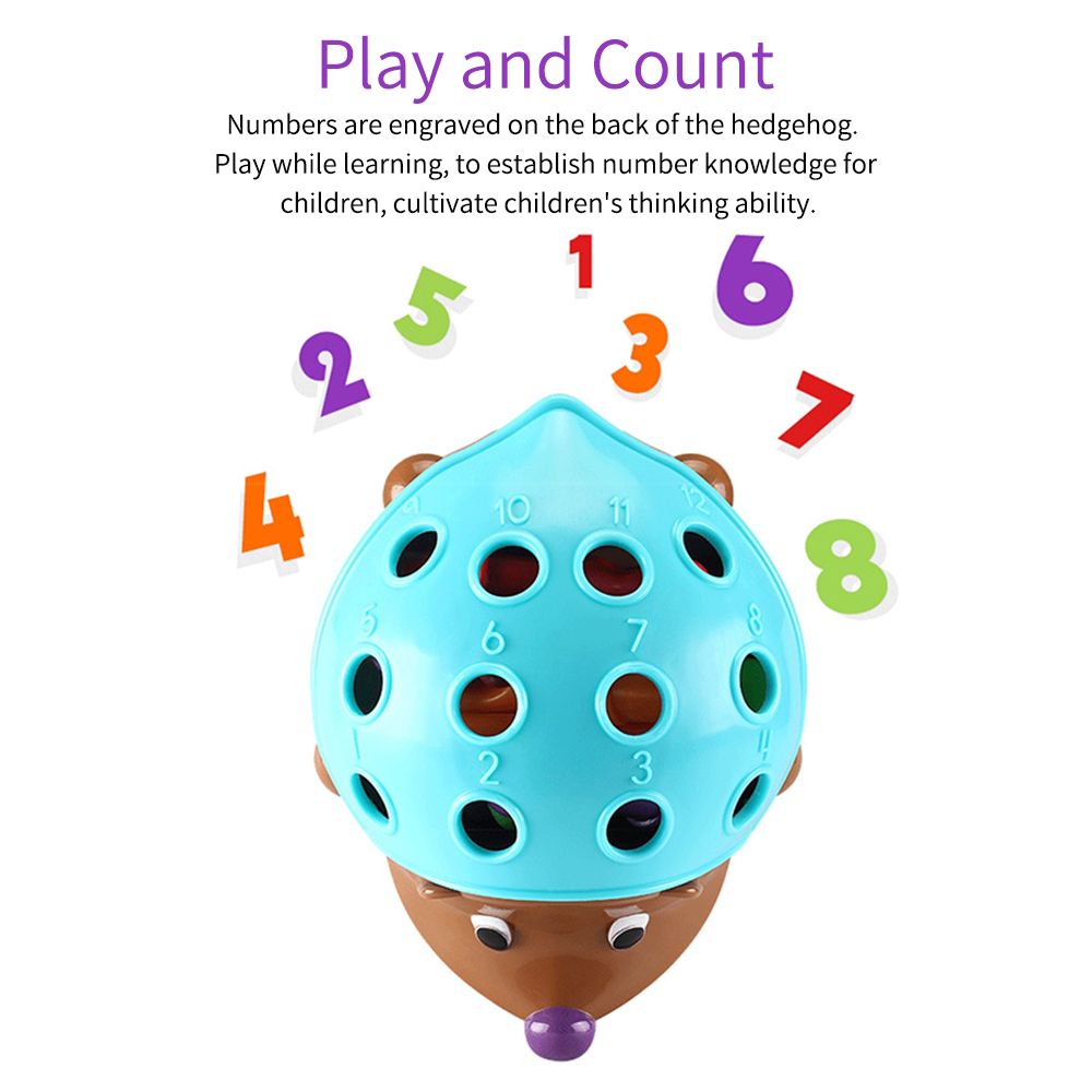 Insert Hedgehog Plaything Early Education Montessori