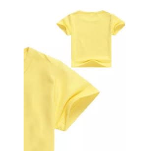 Kids Sequins T-shirt - Yellow