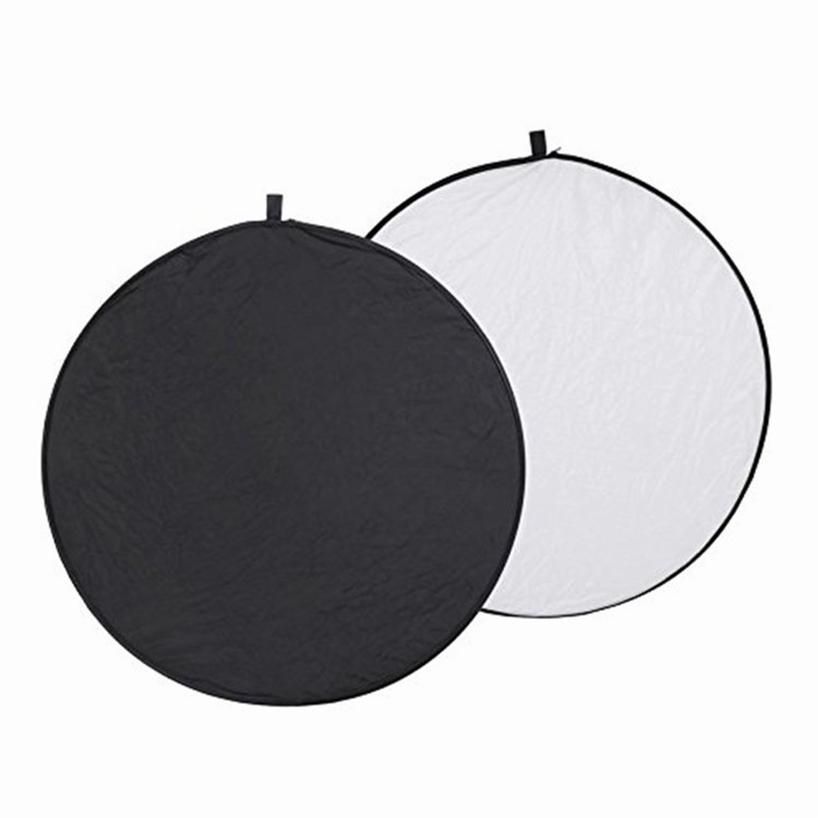 80cm/110cm 5in1 Portable Collapsible Round Camera Lighting Photo Disc Reflector with Carrying Case