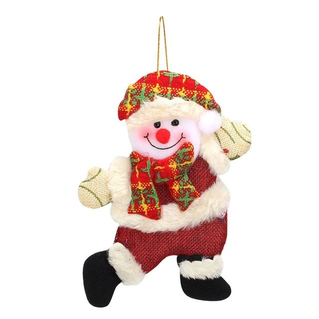 New Year Cute Santa Claus Snowman Dolls
