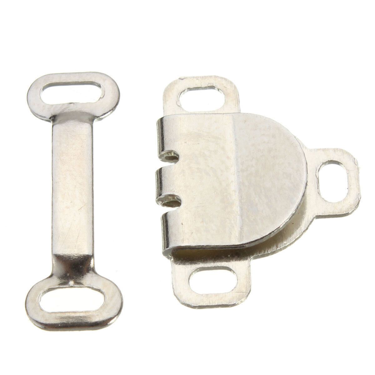 Trouser Skirt Hook And Bars Fastener Waistband Extenders Tailor Sewing (Silver) #1