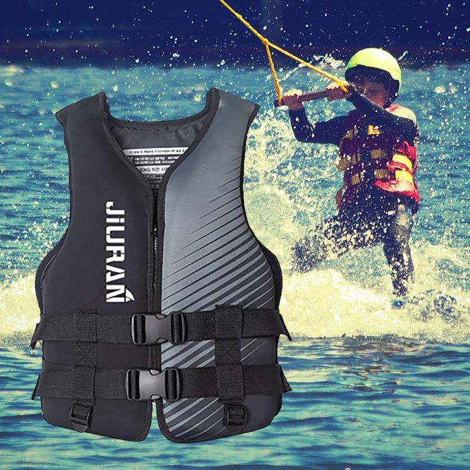 Safety Life Jacket Swim Vest Boating Snorkeling Diving Ski Floating
