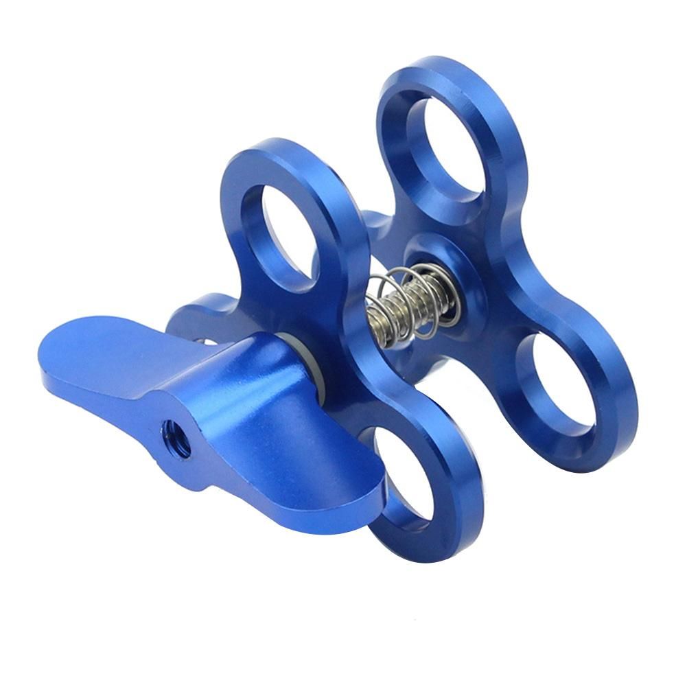 Ball Clamp 3 Holes Diving Lights Arm Ball Butterfly Clip