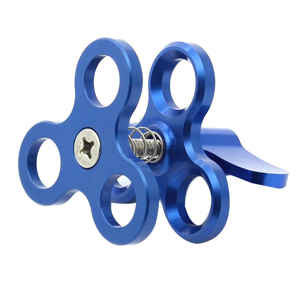 Ball Clamp 3 Holes Diving Lights Arm Ball Butterfly Clip