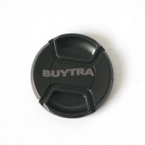 Black 67mm Lens Cap Center Pinch Snap-On Front Lens Cover