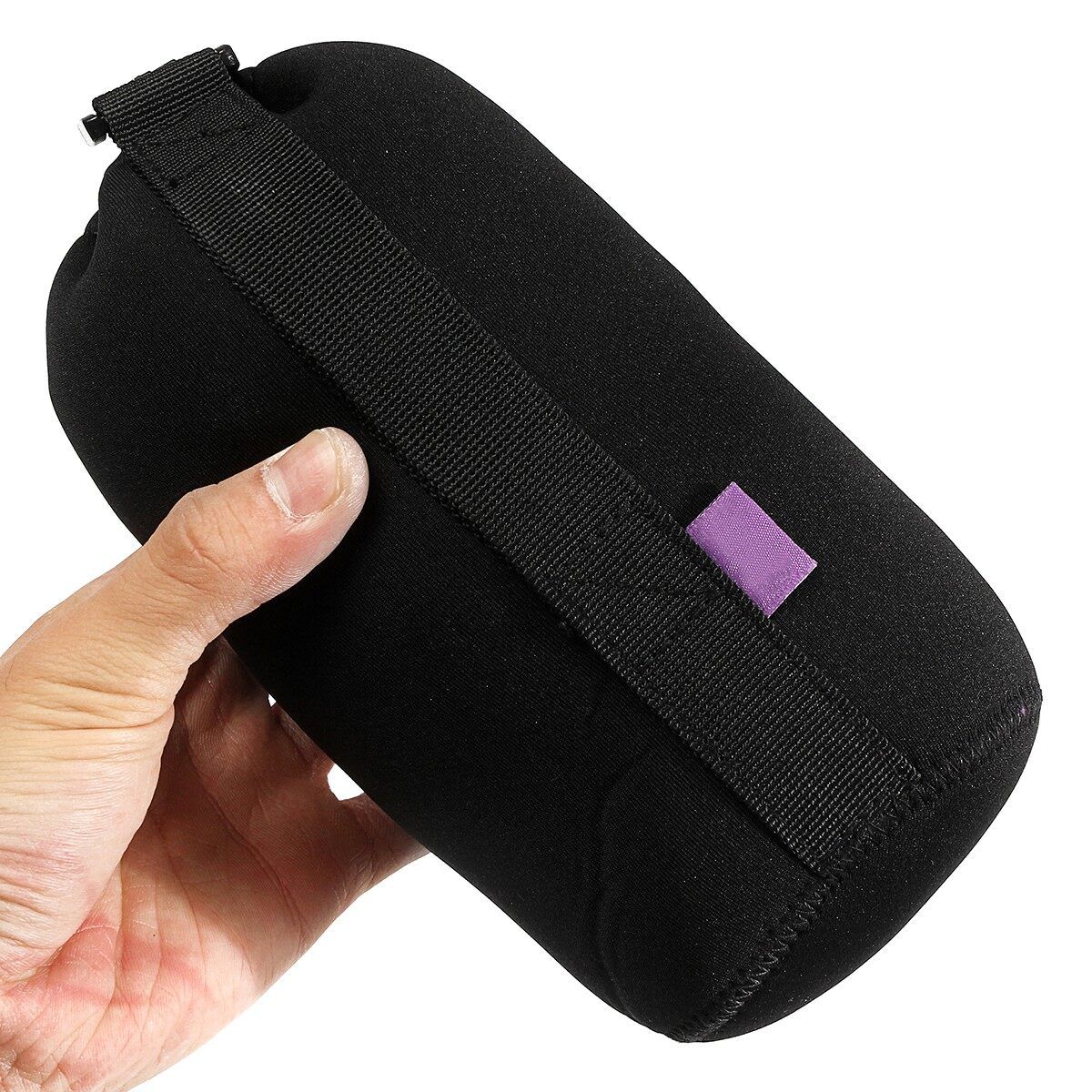 Thick Protective Neoprene Drawstring Pouch Bag Case Cover For DSLR Camera Lens L