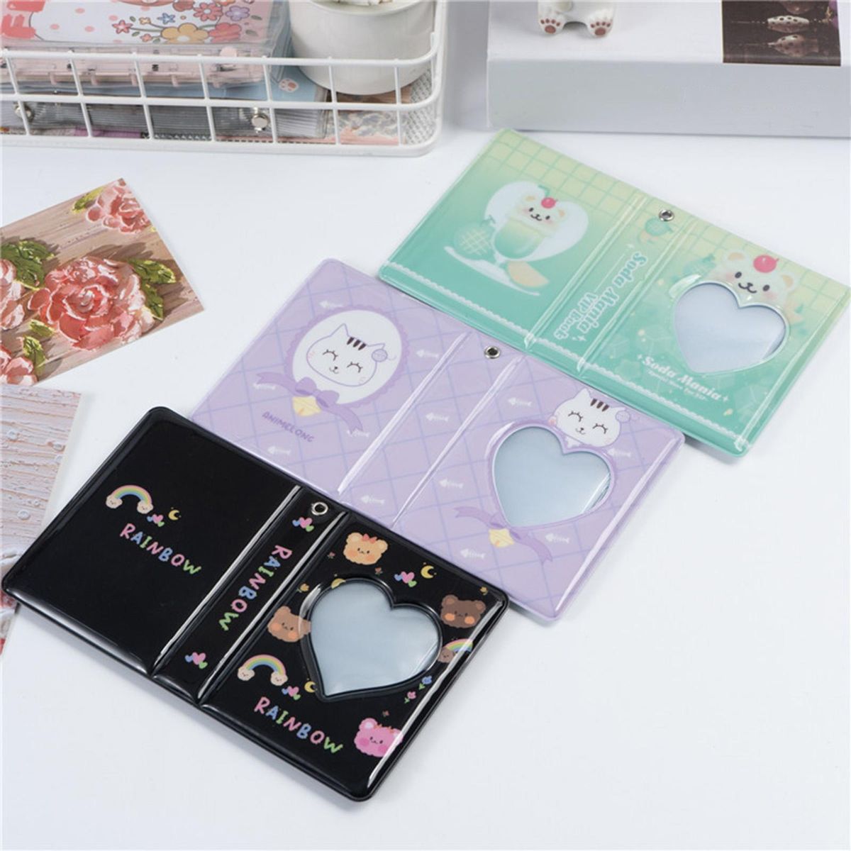 3 Inch Photo Card Holder Mini Album For Business Style A