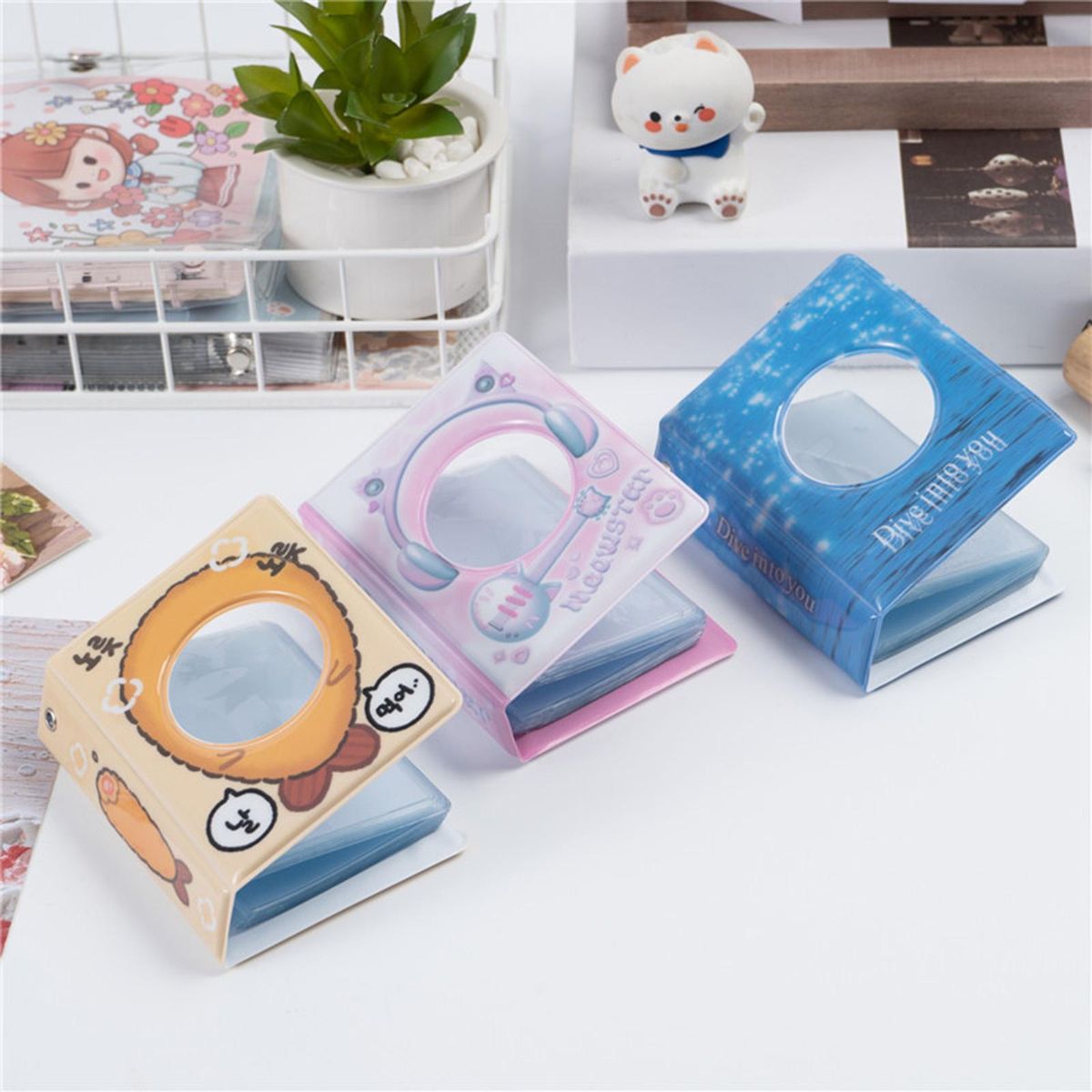 3 Inch Photo Card Holder Mini Album For Business Style A
