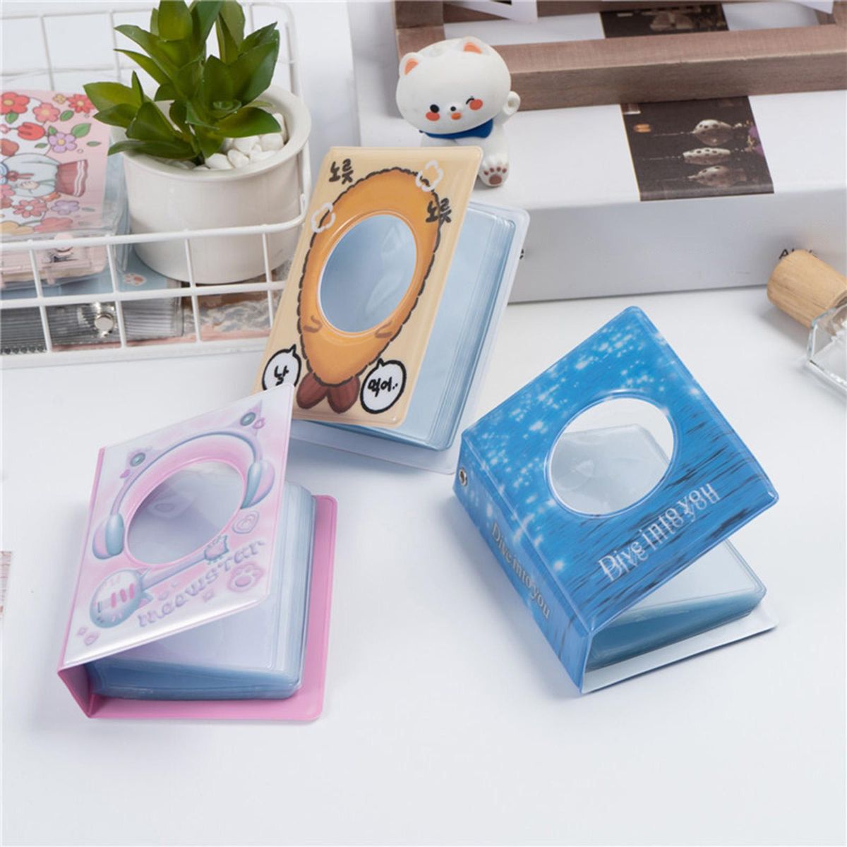 3 Inch Photo Card Holder Mini Album For Business Style A