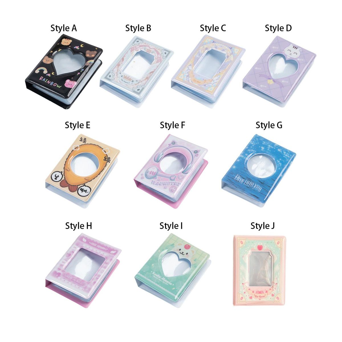 3 Inch Photo Card Holder Mini Album For Business Style A