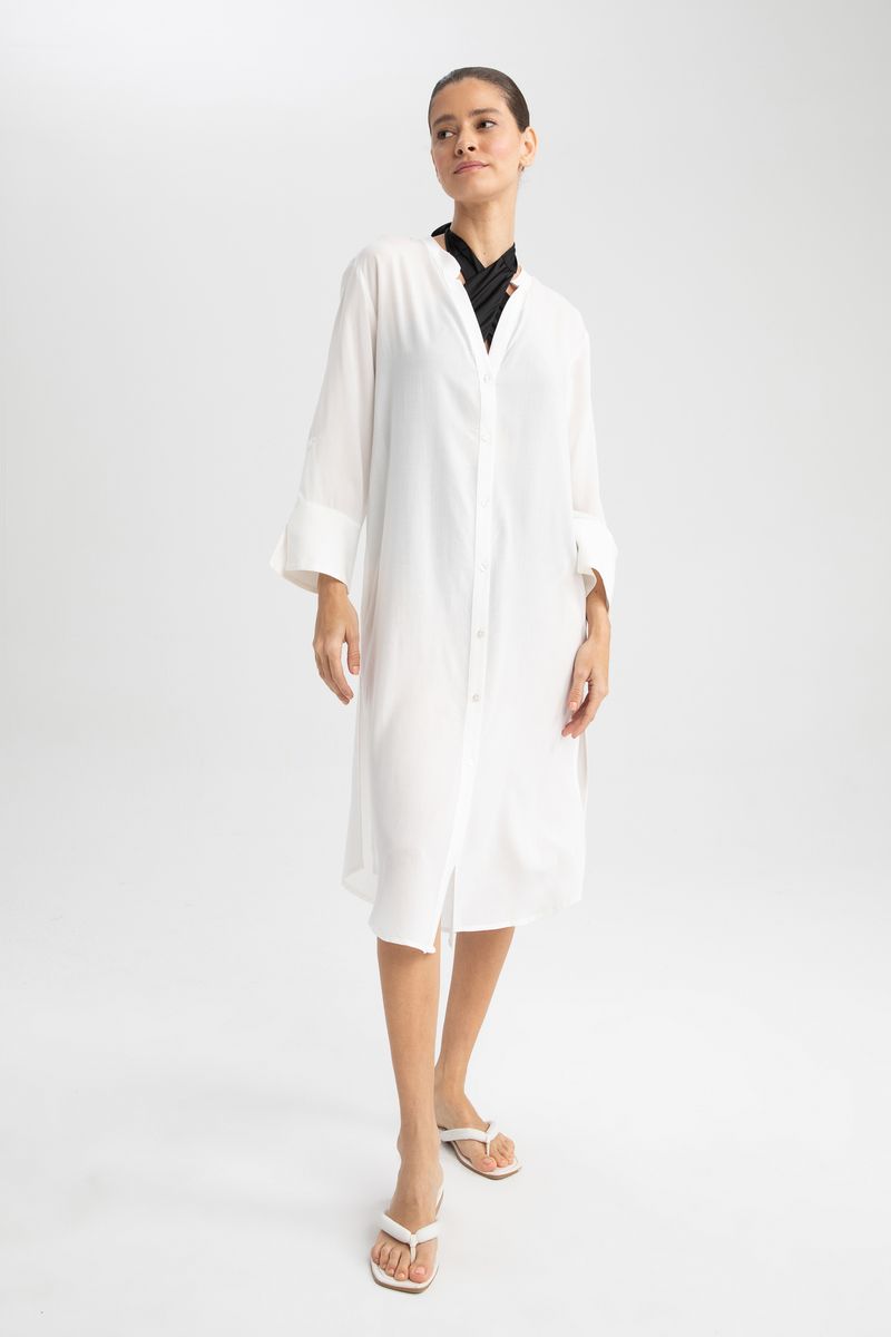Woman Special Collection Regular Fit Beachwear - White