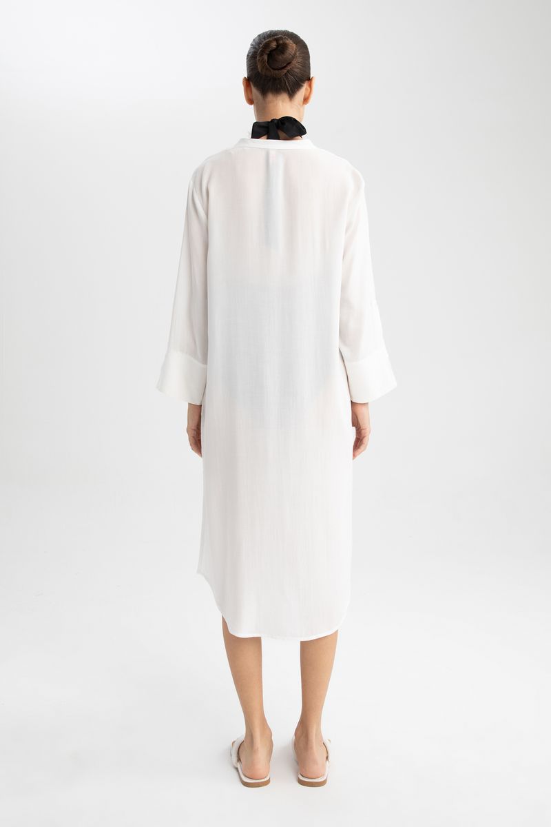 Woman Special Collection Regular Fit Beachwear - White