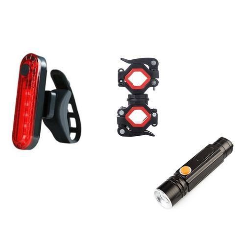 Bike Flashlight Holder 360 Degree Rotation Torch