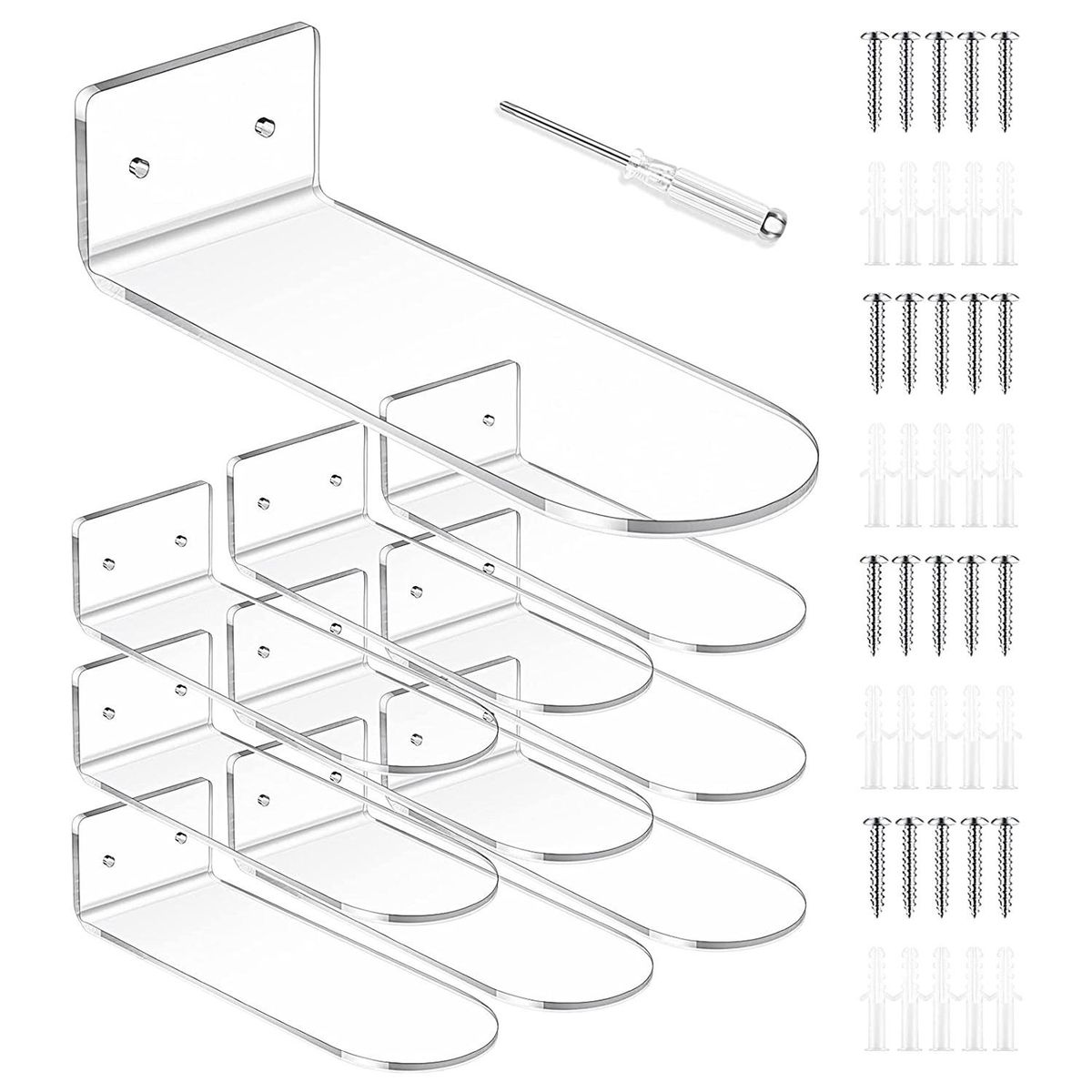 10Pcs Floating Shoe Display,Sneaker Shelves Wall Mount