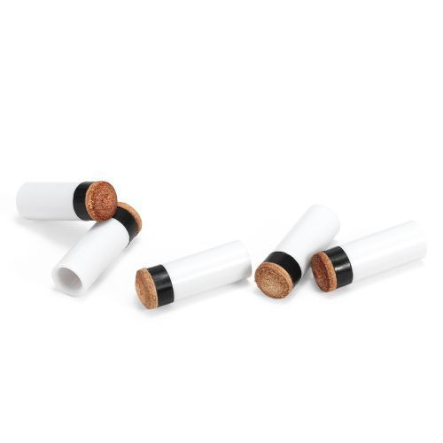 5PCS Screw-on Tips With Pool Cue Stick Ferrules Billiard