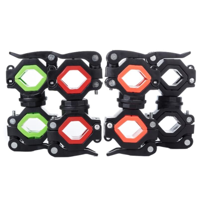 Bike Flashlight Holder LED Front Light Holder Clip for Bike