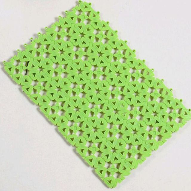 Basupply 1pc 20*30cm Diy Stitching Bathroom Mat Ba