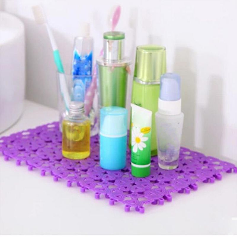 Basupply 1pc 20*30cm Diy Stitching Bathroom Mat Ba