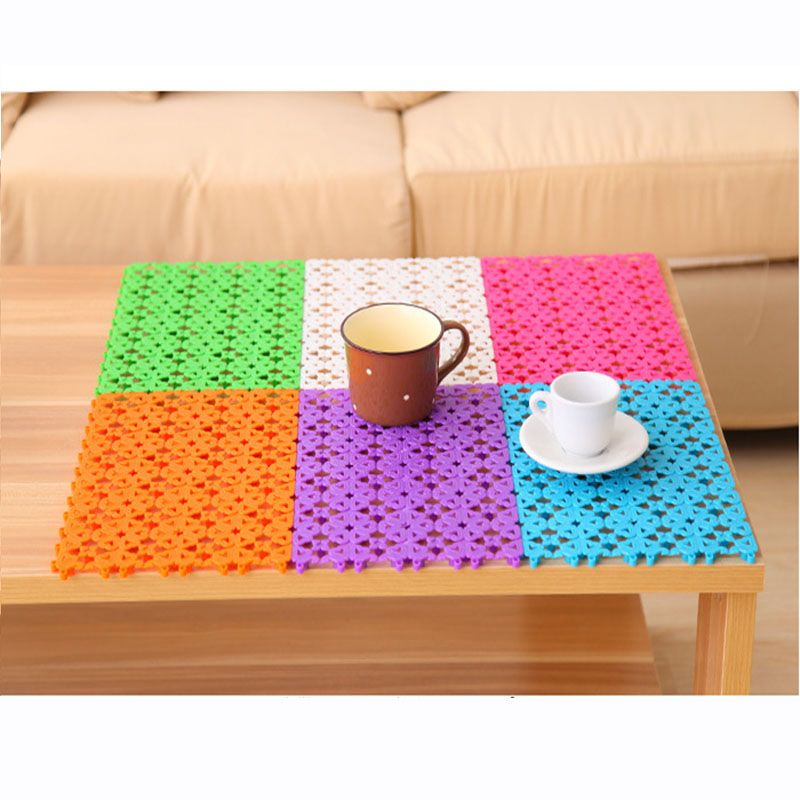 Basupply 1pc 20*30cm Diy Stitching Bathroom Mat Ba