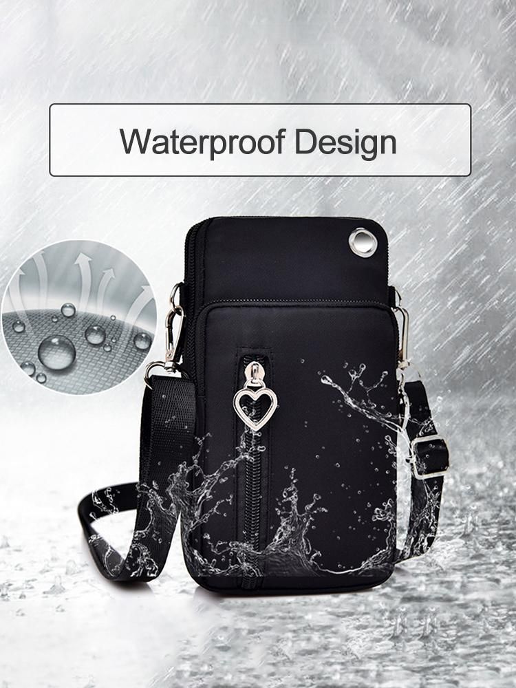 Unisex Women Men Crossbody Bag Waterproof Pocket Mobile Cell Phone Cash Mini Small Pouch Casual Shoulder Bag