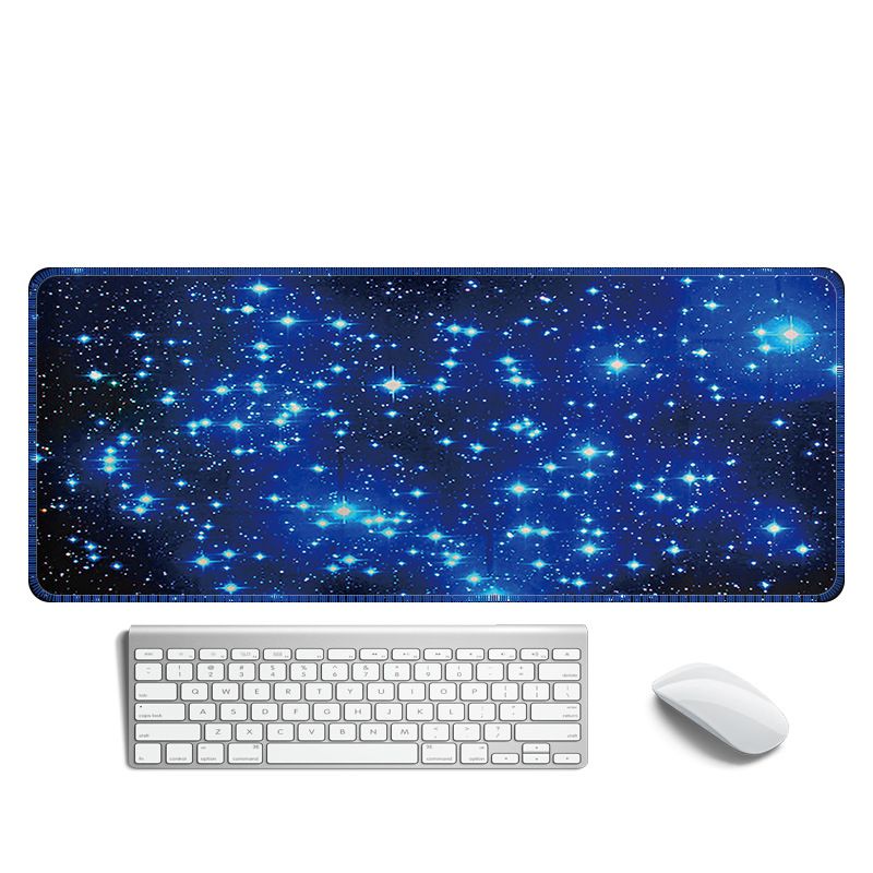 Mouse Pad Blue Gypsophila Pattern 70 * 30 Cm